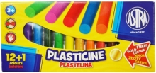 Plastilinas 13 spalvų (12+1 auksas) ASTRA