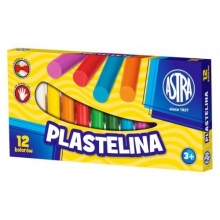 Plastilinas 12 spalvų ASTRA