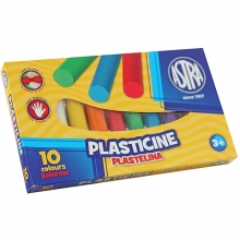 Plastilinas 10 spalvų ASTRA