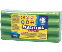 Plastilinas 1kg žalias ASTRA