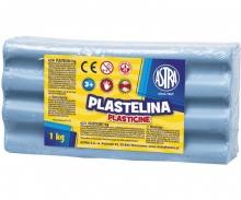 Plastilinas 1kg. šv.mėlynas ASTRA