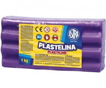 Plastilinas 1kg. ryškiai violetinis ASTRA