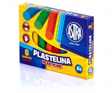 Plastilinas 8 spalvų ASTRA