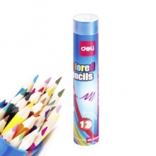 Pieštukai 36 spalvų cilindre Deli