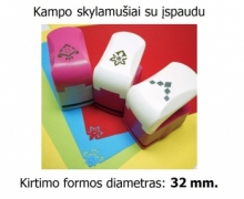 Dekoratyvinis skylamušis lapų kampams KM-8815M-07