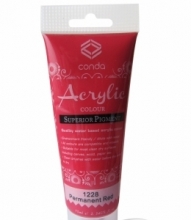 Akriliniai dažai 75ml. intensyviai raudona, CONDA
