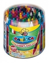 Vaškiniai pieštukai spalvoti 100 vnt. CARIOCA