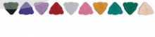 Vaškinės kreidelės trikampės JOVI, 10 pastelinių spalvų