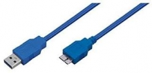 Laidas USB-microB LogiLink kietojo disko duomenų perdavimui