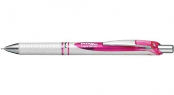 Rašiklis automatinis PENTEL ENERGEL 0.5 mm, raudonos spalvos rašalas