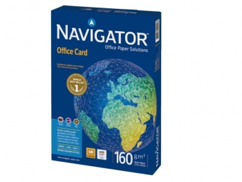 Popierius Navigator Office Card A4 250l.160g. baltas
