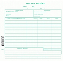 Sąskaita-faktūra 8 colių savekopijuojanti