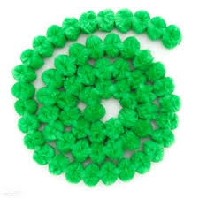 Girlianda iš burbuliukų, žalia