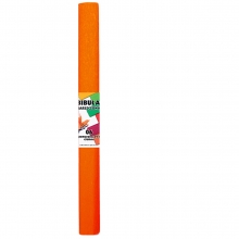 Krepinis popierius tamsiai oranžinės spalvos 0,5x2m