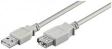 Kabelis USB 2.0 bulk cable A type Male-A type Female 1.8m.