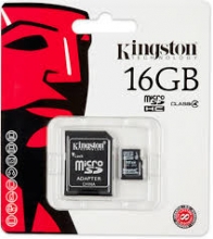 Atmintinė KINGSTON 16GB micro SDHC Class4