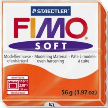 Modeliavimo masė FIMO SOFT, 56 g, oranžinės spalvos