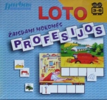 Stalo žaidimas Loto mokomės profesijos