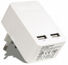 Adapteris Camelion USB AD569-DB su 2 USB portų :5V-2,4A ir 5V-1A
