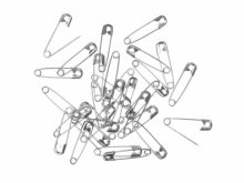 Žiogeliai sidabro spalvos maži 8 vnt., 2,2cm