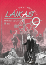 LAIKAS. Istorijos užduočių sąsiuvinis 9 klasė 2 dalis raudona