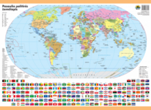 Pasaulio politinis žemėlapis 60x42 cm laminuotas