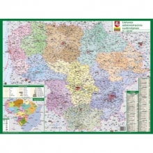 Žemėlapis Lietuva M 1:600 00