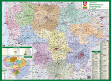 Žemėlapis Lietuvos Administracinis suskirstymas