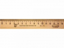 Liniuotė medinė 15 cm